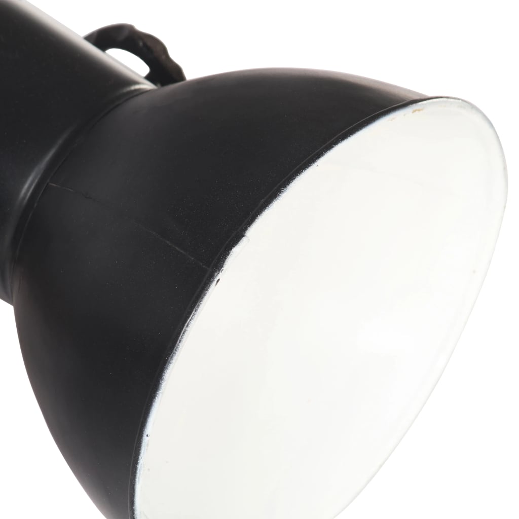 Wandlampe Industriestil 45X25 Cm E27 Schwarz