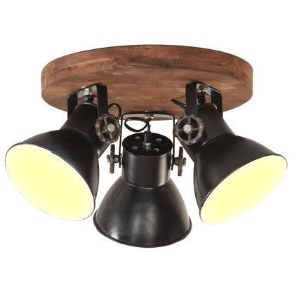 Wandlampe Industriestil 45X25 Cm E27 Schwarz