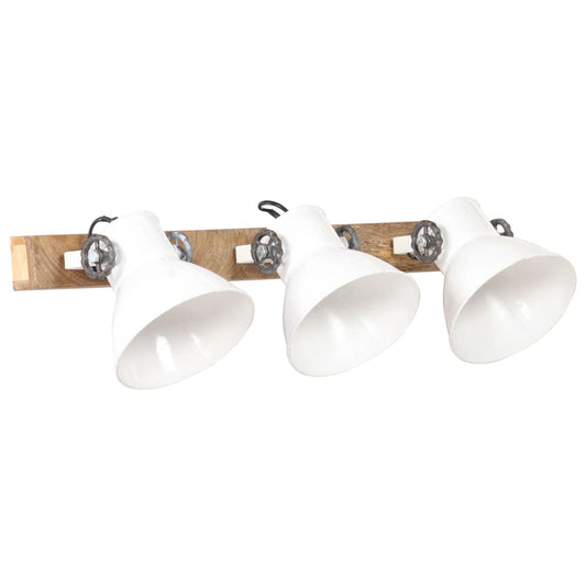 Wandlampe Industriestil 65X25 Cm E27 Weiß