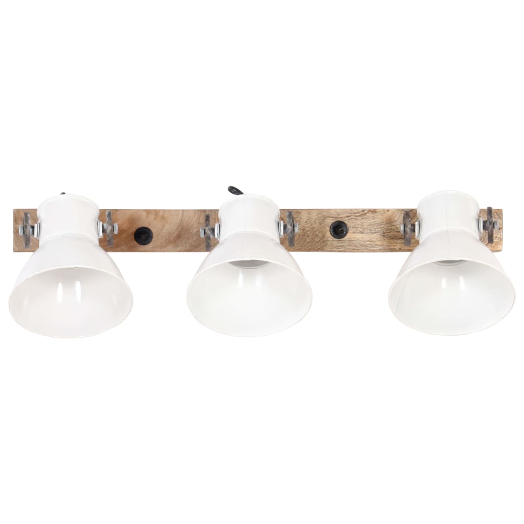 Wandlampe Industriestil 65X25 Cm E27 Weiß