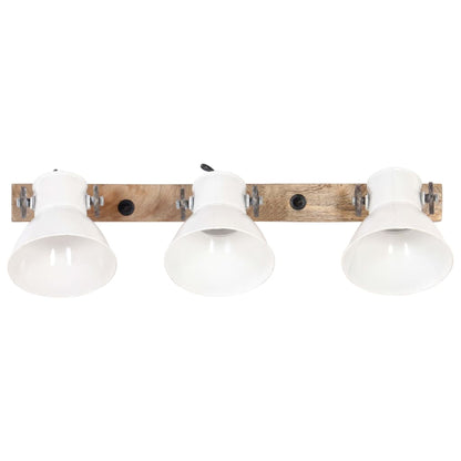 Wandlampe Industriestil 65X25 Cm E27 Weiß