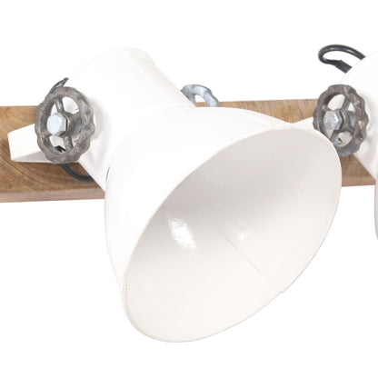 Wandlampe Industriestil 65X25 Cm E27 Weiß