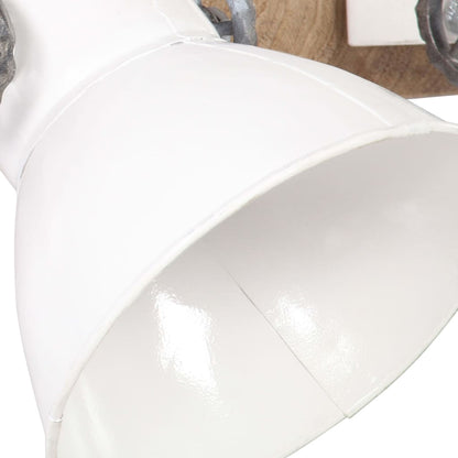 Wandlampe Industriestil 65X25 Cm E27 Weiß
