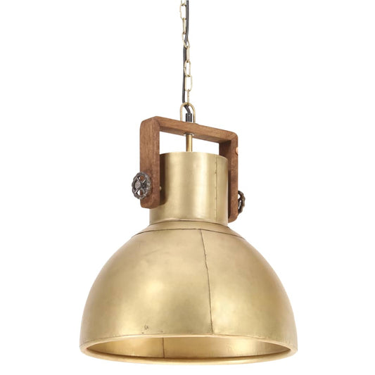 Hängelampe Industriestil 25 W Rund 40 Cm E27 Messing