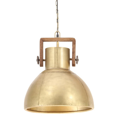 Hängelampe Industriestil 25 W Rund 40 Cm E27 Messing
