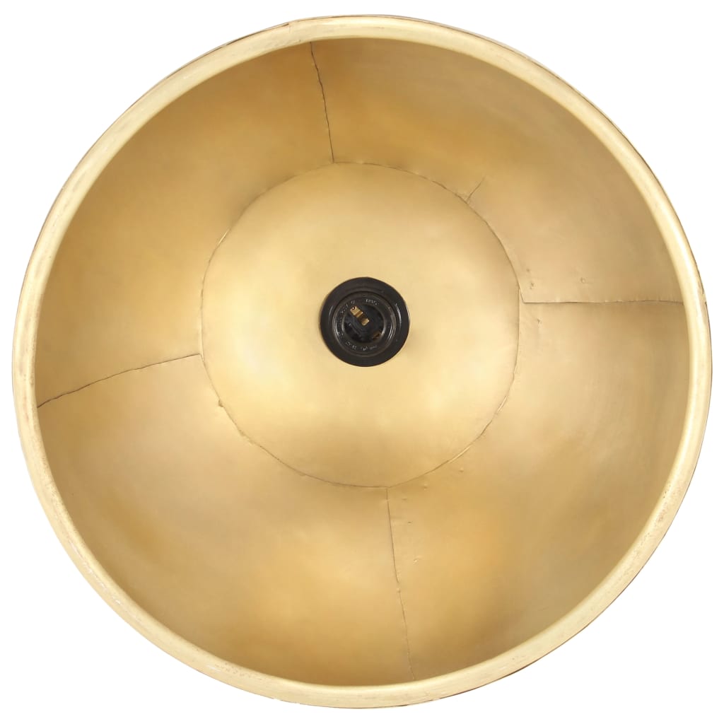 Hängelampe Industriestil 25 W Rund 40 Cm E27 Messing
