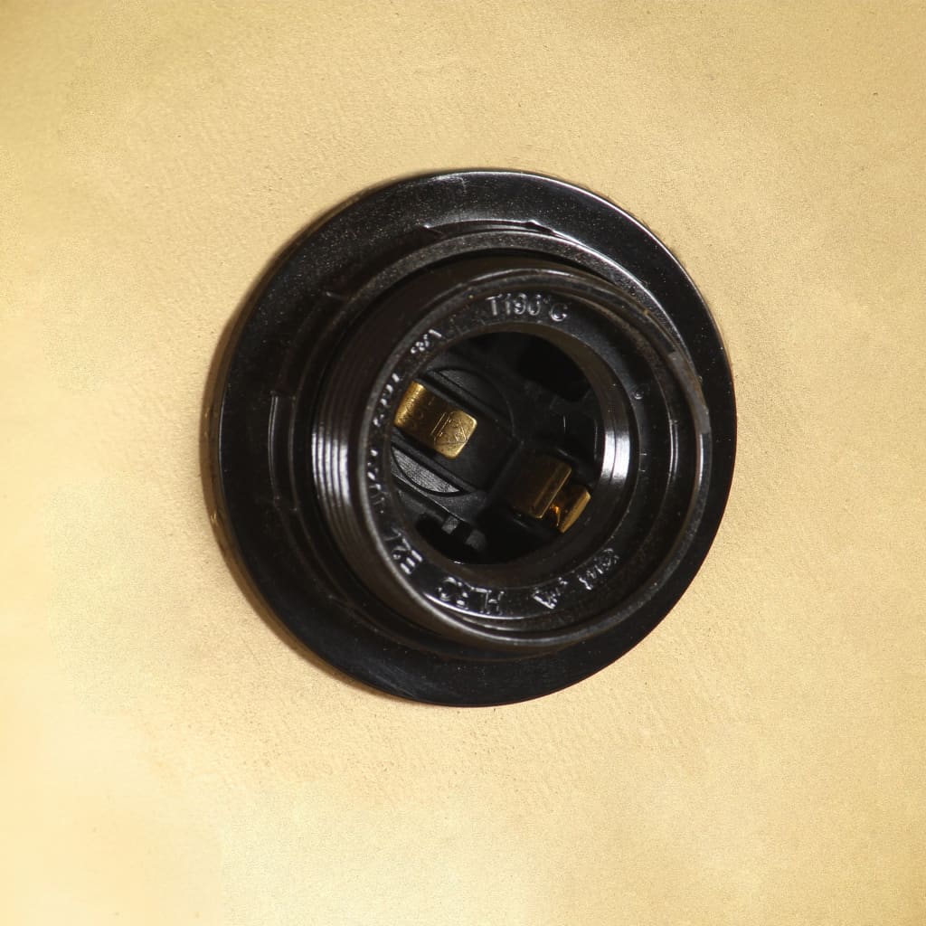 Hängelampe Industriestil 25 W Rund 40 Cm E27 Messing