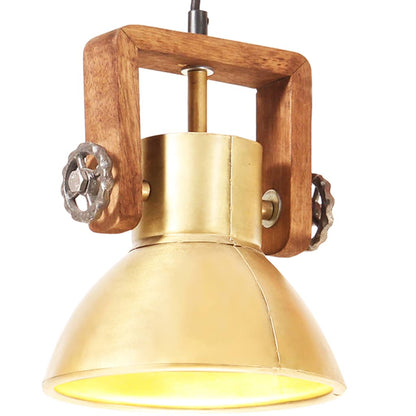 Hängelampe Industriestil 25 W Rund 40 Cm E27 Messing