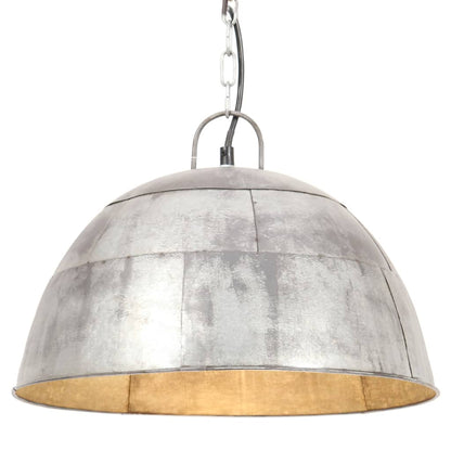 Hängelampe Vintage Industriestil 25 W N Rund 41 Cm E27 Silber