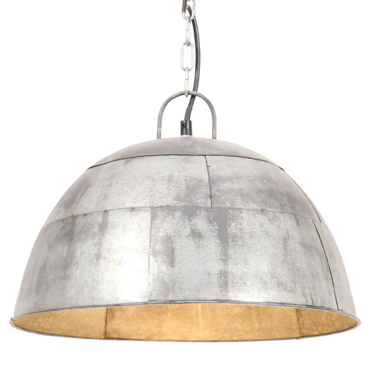 Hängelampe Vintage Industriestil 25 W N Rund 41 Cm E27 Silber
