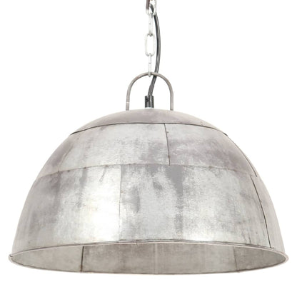 Hängelampe Vintage Industriestil 25 W N Rund 41 Cm E27 Silber