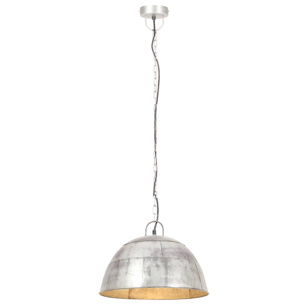Hängelampe Vintage Industriestil 25 W N Rund 41 Cm E27 Silber