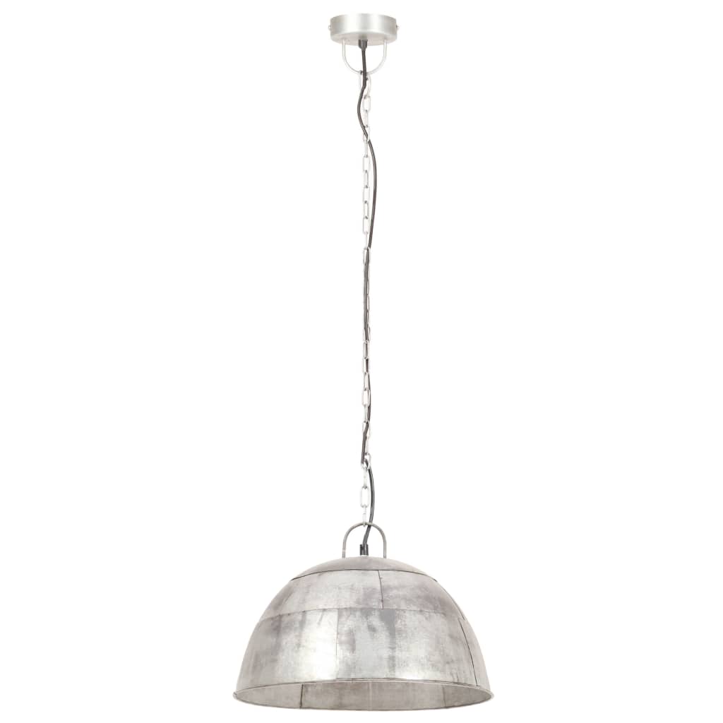 Hängelampe Vintage Industriestil 25 W N Rund 41 Cm E27 Silber