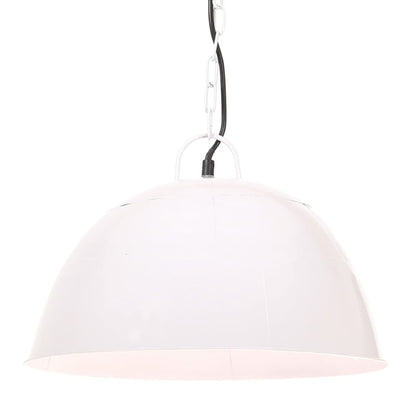 Hängelampe Vintage Industriestil 25 W Rund 41 Cm E27 Weiß