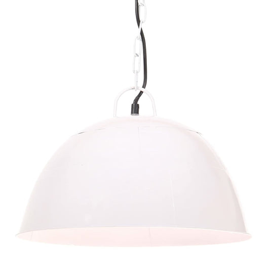 Hängelampe Vintage Industriestil 25 W Rund 41 Cm E27 Weiß