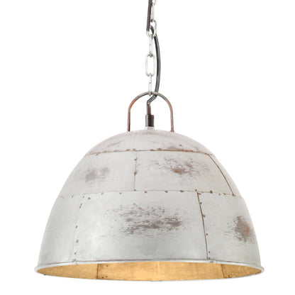 Hängelampe Vintage Industriestil 25 W N Rund 41 Cm E27 Silber