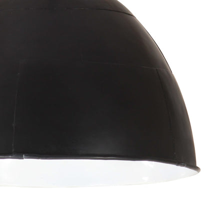 Hängelampe Vintage Industriestil 25 W Rund 31 Cm E27 Schwarz