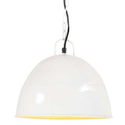 Hängelampe Vintage Industriestil 25 W Rund 41 Cm E27 Weiß