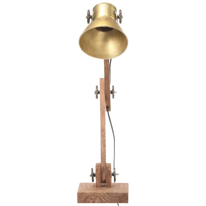 Schreibtischlampe Industriestil Messing Rund 58X18X90 Cm E27 Creme