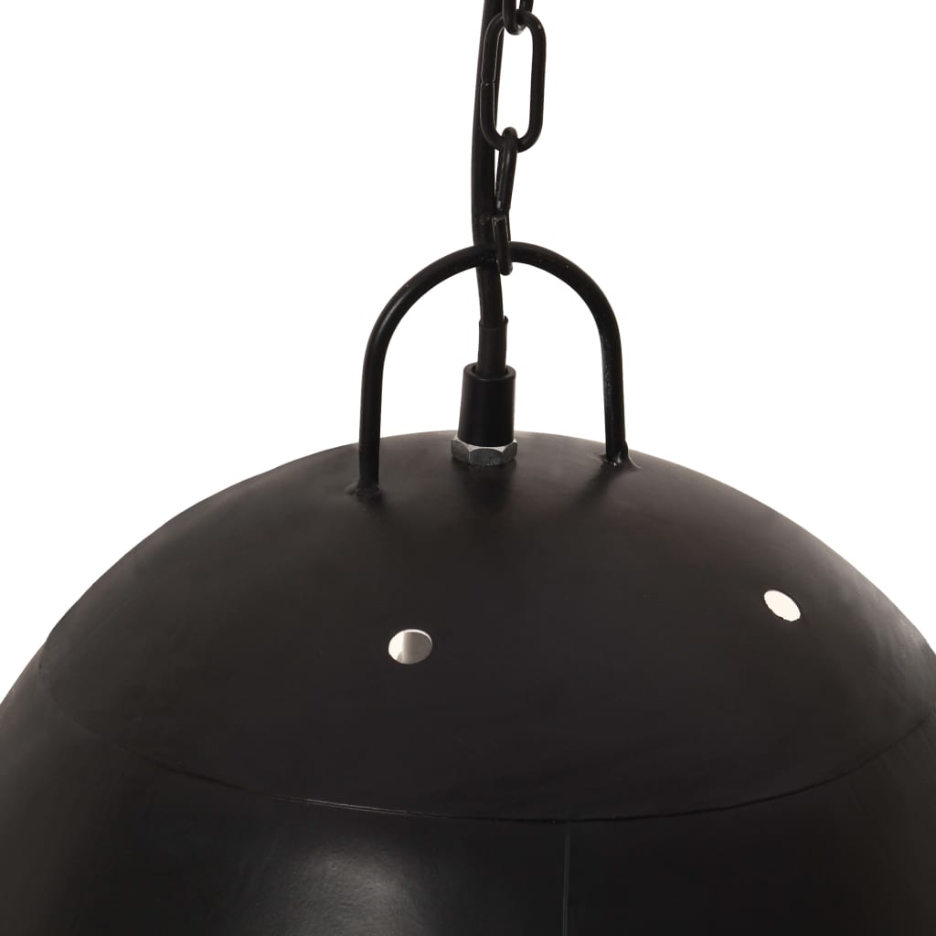 Hängelampe Industriestil 25 W Rund 42 Cm E27 Schwarz