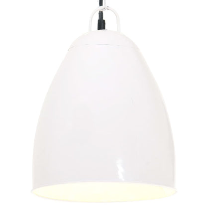 Hängelampe Industriestil 25 W Rund 32 Cm E27 Weiß