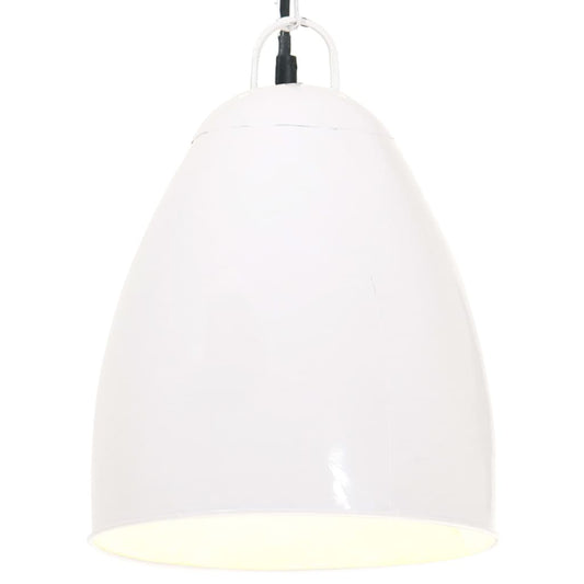 Hängelampe Industriestil 25 W Rund 32 Cm E27 Weiß