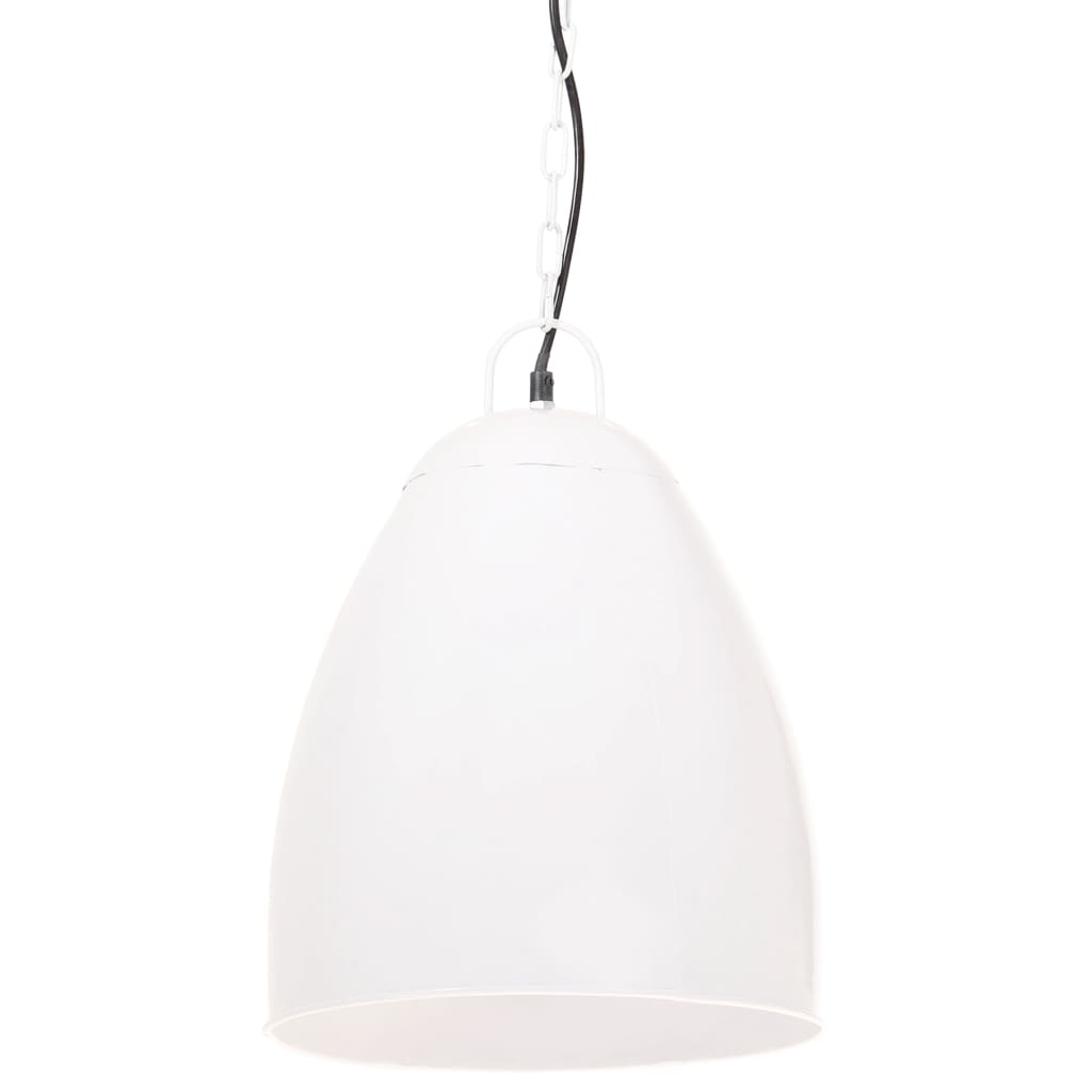 Hängelampe Industriestil 25 W Rund 32 Cm E27 Weiß