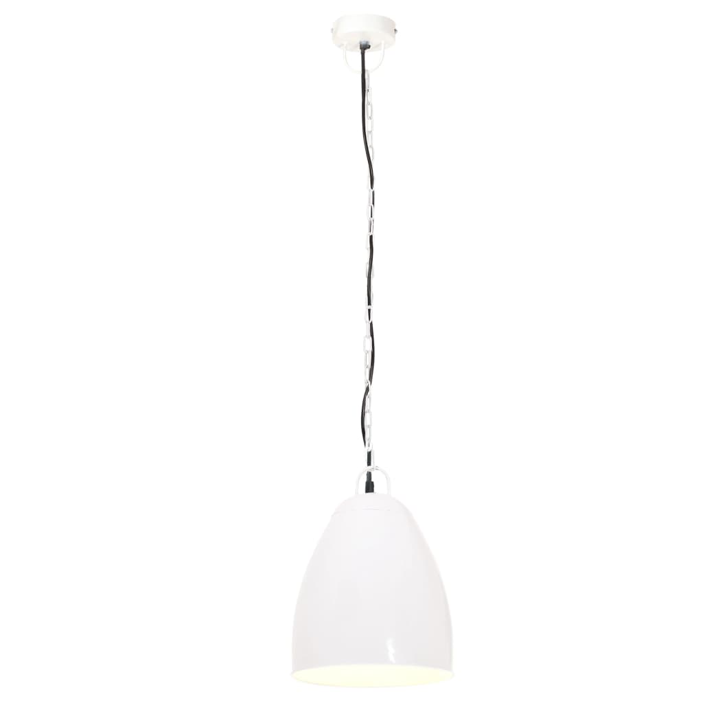 Hängelampe Industriestil 25 W Rund 32 Cm E27 Weiß