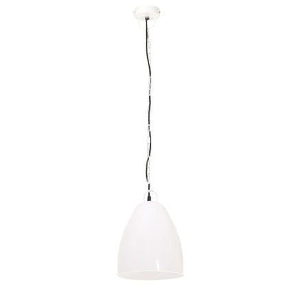 Hängelampe Industriestil 25 W Rund 32 Cm E27 Weiß