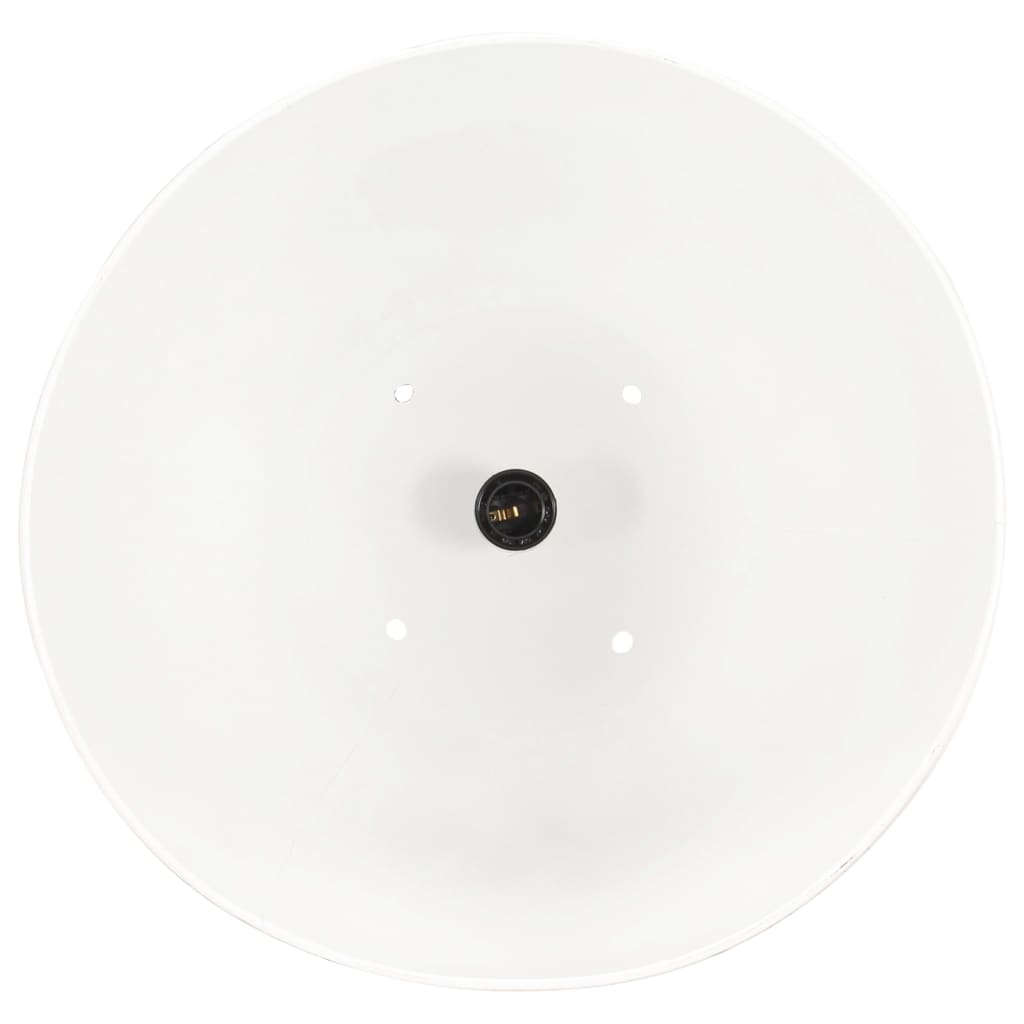 Hängelampe Industriestil 25 W Rund 32 Cm E27 Weiß