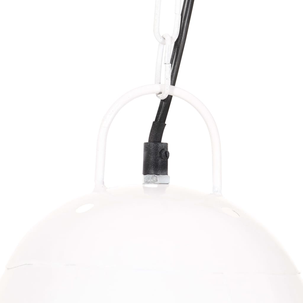 Hängelampe Industriestil 25 W Rund 32 Cm E27 Weiß