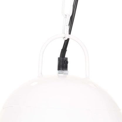 Hängelampe Industriestil 25 W Rund 32 Cm E27 Weiß