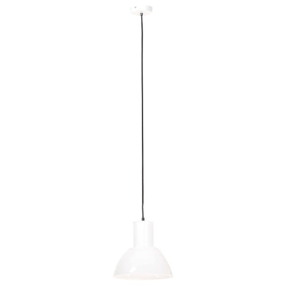 Hängelampe 25 W Rund 28,5 Cm E27 Weiß