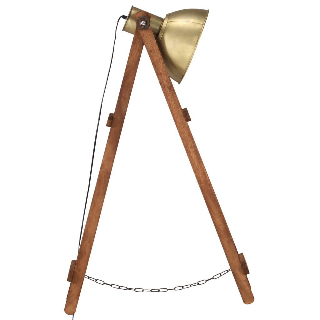 Stehlampe E27 Mango Massivholz