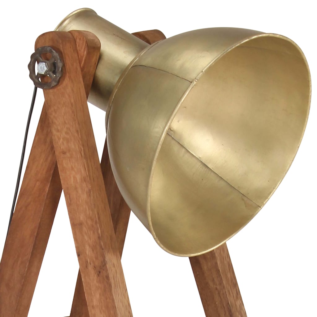 Stehlampe E27 Mango Massivholz