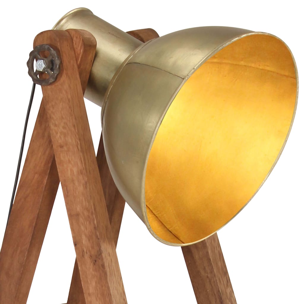 Stehlampe E27 Mango Massivholz