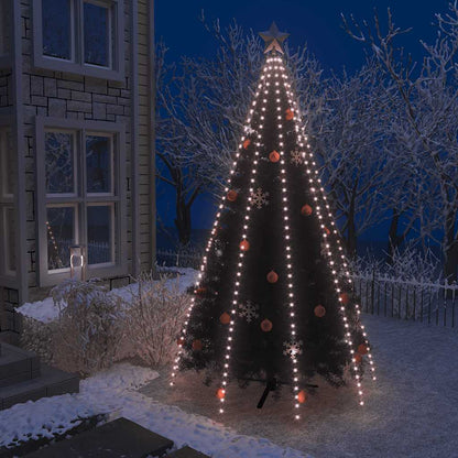 Weihnachtsbaum-Lichternetz Mit 150 Leds Warmweiß