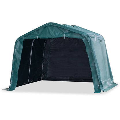 Weidezelt Pvc 550 G/M² 3,3×8 M Dunkelgrün