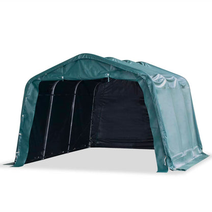 Weidezelt Pvc 550 G/M² 3,3×8 M Dunkelgrün