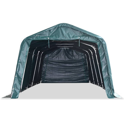 Weidezelt Pvc 550 G/M² 3,3×8 M Dunkelgrün