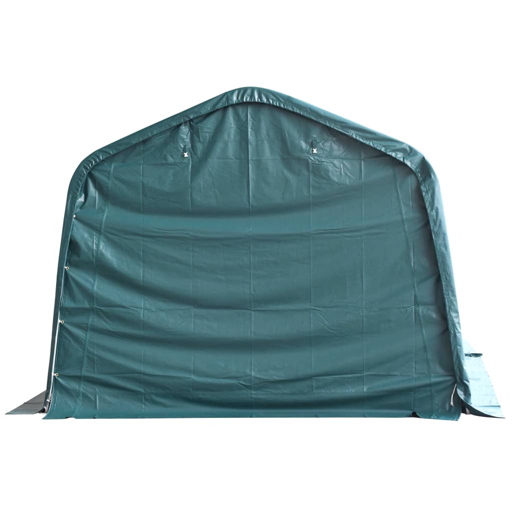 Weidezelt Pvc 550 G/M² 3,3×8 M Dunkelgrün