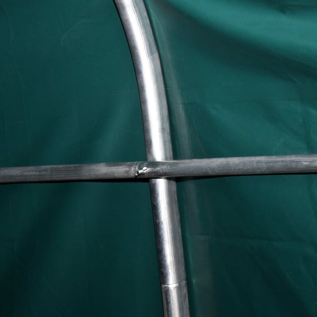 Weidezelt Pvc 550 G/M² 3,3×8 M Dunkelgrün