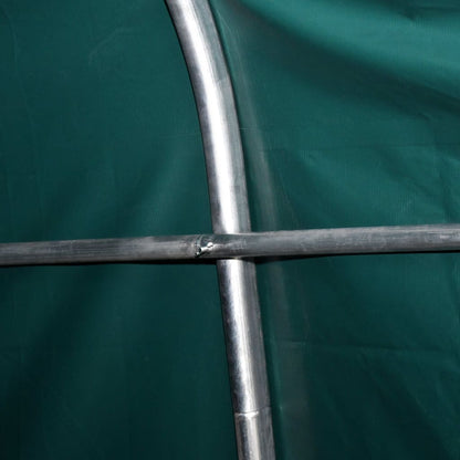 Weidezelt Pvc 550 G/M² 3,3×8 M Dunkelgrün