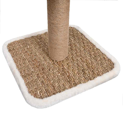 Katzen-Kratzbaum Mit Tunnel Und Spielzeug 56 Cm Seegras