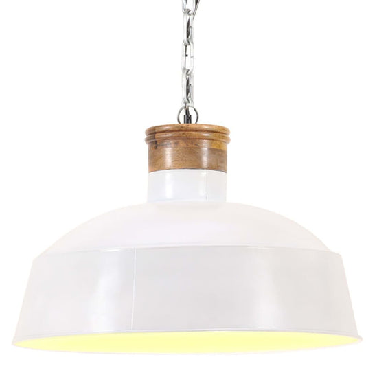 Hängelampe Industriestil 58 Cm E27 Weiß