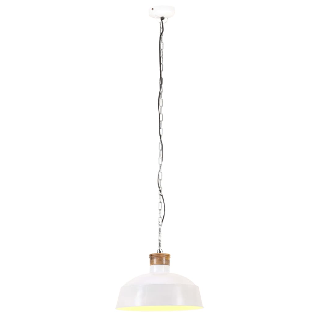 Hängelampe Industriestil 58 Cm E27 Weiß
