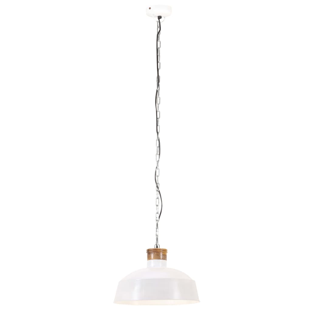 Hängelampe Industriestil 58 Cm E27 Weiß