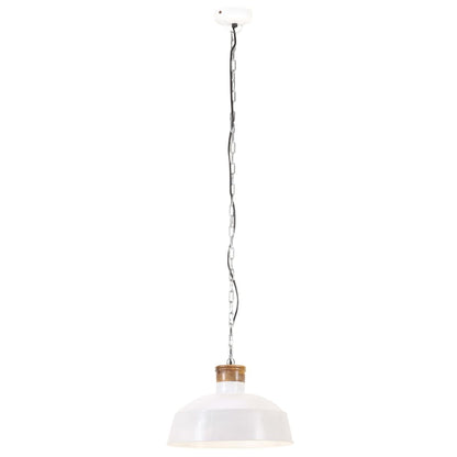 Hängelampe Industriestil 58 Cm E27 Weiß