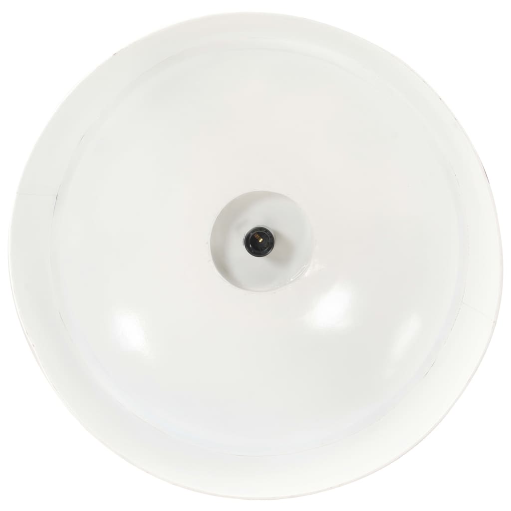 Hängelampe Industriestil 58 Cm E27 Weiß