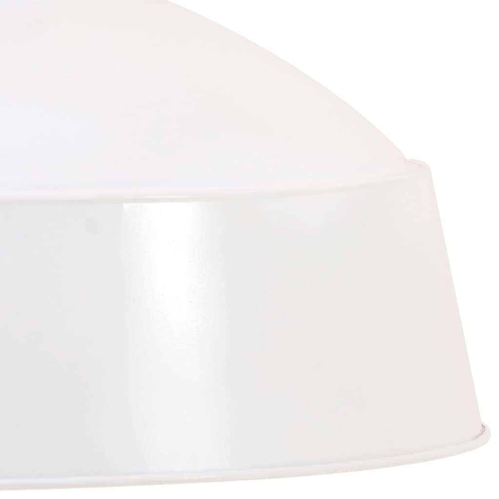 Hängelampe Industriestil 58 Cm E27 Weiß